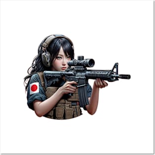 Tactical Girl Posters and Art